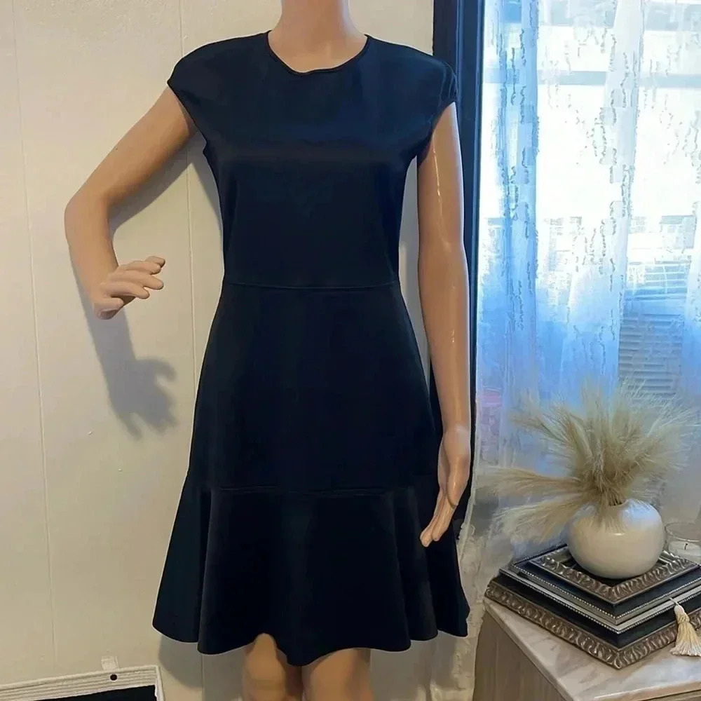 Theory mini dress black